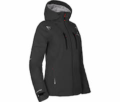 Bergson LEKNES Thermo | Damen Regenjacke,  leicht wattiert, recycelt, 20000 mm Wassers�ule - schwarz