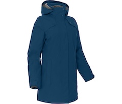 Bergson TORNIO | Damen Wintermantel,  Teddy Futter, warm wattiert, 20000 mm Wassers�ule - poseidon blau
