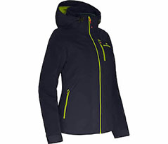 Bergson KURRIKA 3in1 Doppeljacke | Damen Regenjacke,  mit Fleece Innenjacke,  - Nacht blau