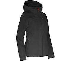 Bergson KURRIKA 3in1 Doppeljacke | Damen Regenjacke,  mit Fleece Innenjacke,  - schwarz