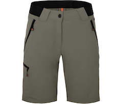 Bergson VIDAA COMFORT Bermuda | Damen Wandershorts,  leicht, strapazierf�hig - grau/gr�n