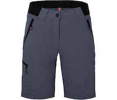 Bergson VIDAA COMFORT Bermuda | Damen Wandershorts,  leicht, strapazierf�hig - grau/blau