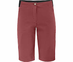 Bergson AALBORG Vario Bermuda | Damen Wandershorts,  recycelt, elastisch, sportlich - rot braun