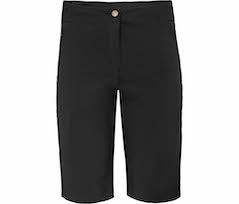 Bergson AALBORG Vario Bermuda | Damen Wandershorts,  recycelt, elastisch, sportlich - schwarz