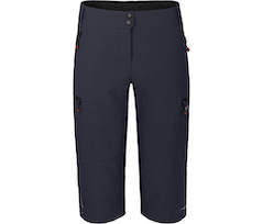 Bergson VALLI Capri | Damen 3/4 Radhose,  robust, elastisch - Nacht blau