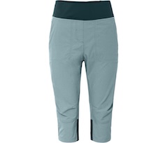 Bergson PUSULA COMFORT Capri | Damen 3/4 Wanderhose,  leicht, elastisch, strapazierf�hig - hellblau