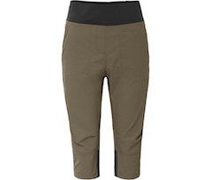 Bergson PUSULA COMFORT Capri | Damen 3/4 Wanderhose,  leicht, elastisch, strapazierf�hig - braun