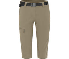 Bergson BARLEE Capri | Damen 3/4 Wanderhose,  vielseitig, pflegeleicht - beige