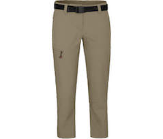 Bergson MENA 7/8 \(slim\) | vielseitige Damen 7/8 Wanderhose - beige