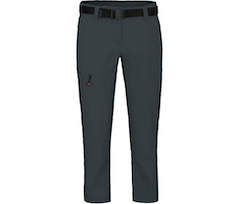 Bergson MENA 7/8 \(slim\) | vielseitige Damen 7/8 Wanderhose - dunkel grau