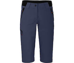 Bergson VIDAA COMFORT Capri | Damen 3/4 Wanderhose,  leicht, strapazierf�hig - peacoat blau