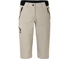 Bergson VIDAA COMFORT Capri | Damen 3/4 Wanderhose,  leicht, strapazierf�hig - beige