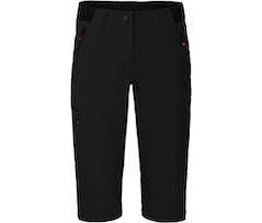 Bergson VIDAA COMFORT Capri | Damen 3/4 Wanderhose,  leicht, strapazierf�hig - schwarz