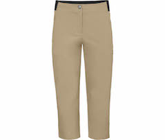 Bergson AALBORG Vario 7/8 | Damen 7/8 Wanderhose,  recycelt, elastisch, sportlich - beige