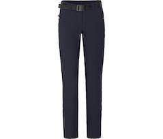 Bergson KEITA | Damen Winter Softshellhose,  warm, Innenfleece, recycelt - Nacht blau