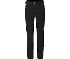 Bergson KEITA | Damen Winter Softshellhose,  warm, Innenfleece, recycelt - schwarz