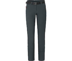 Bergson KEITA | Damen Winter Softshellhose,  warm, Innenfleece, recycelt - dunkel grau