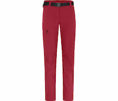 Bergson HYDRYS | Damen Wanderhose,  vielseitig, pflegeleicht - dunkelrot