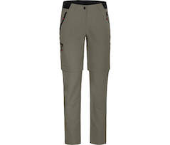 Bergson VIDAA COMFORT Zipp-Off | Damen Wanderhose,  leicht, strapazierf�hig - grau/gr�n