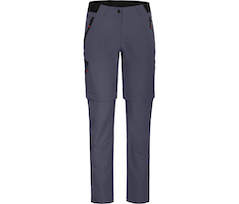 Bergson VIDAA COMFORT Zipp-Off | Damen Wanderhose,  leicht, strapazierf�hig - grau/blau