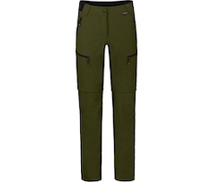 Bergson PORI Zipp-Off | Damen Wanderhose,  robust, elastisch - dunkel gr�n