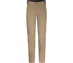 Bergson AALBORG Vario Zipp-Off | Damen Wanderhose,  recycelt, elastisch, sportlich - beige