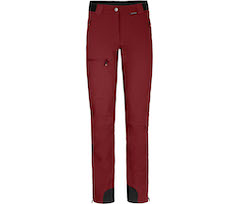 Bergson BRYNE COMFORT | Damen Winter Softshellhose,  mit warmem Innenfleece und voll elastischem Ges��einsatz - Tomaten rot