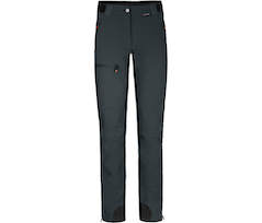 Bergson BRYNE COMFORT | Damen Winter Softshellhose,  mit warmem Innenfleece und voll elastischem Ges��einsatz - dunkel grau