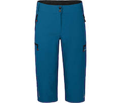 Bergson VINA Capri | Damen 3/4 Radhose 2in1 \(mit gepolsterter Innenhose\),  robust, elastisch - Saphir blau