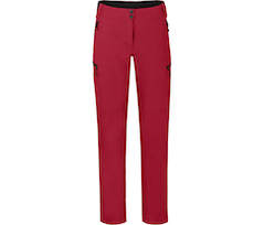 Bergson VINA | Damen 2in1 Radhose \(mit gepolsterter Innenhose\),  robust, elastisch - rot