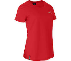 Bergson HALSAY | Damen Funktions T-Shirt,  Pique, pflegeleicht, schnelltrocknend - salsarot