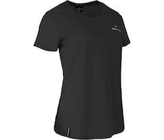Bergson HALSAY | Damen Funktions T-Shirt,  Pique, pflegeleicht, schnelltrocknend - schwarz