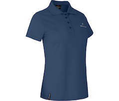 Bergson CHERON | Damen Polo-Shirt,  Knopfleiste, Pique, schnelltrocknend, pflegeleicht - enzianblau