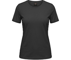 Bergson KINA | Damen PREMIUM T-Shirt,  reine Baumwolle, 175 g/qm - schwarz