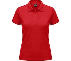 Bergson VEJLE | Damen PREMIUM Polo-Shirt,  Pique, hoher Baumwollanteil - salsarot