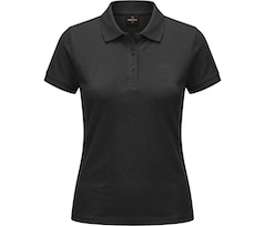 Bergson VEJLE | Damen PREMIUM Polo-Shirt,  Pique, hoher Baumwollanteil - schwarz