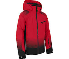Bergson VEIKO | Kinder Skijacke,  warm, funktional und stylisch - die perfekte Skijacke f�r junge Abenteurer! - China rot