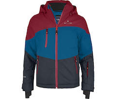 Bergson VOLKER neo | Kinder Skijacke,  die perfekte Skijacke f�r junge Abenteurer - warm, funktional und stylisch! - Saphir blau