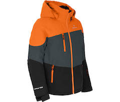 Bergson VOLKER neo | Kinder Skijacke,  die perfekte Skijacke f�r junge Abenteurer - warm, funktional und stylisch! - orange