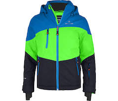 Bergson VOLKER neo \(maxi\) | Kinder Skijacke,  extra weit f�r extra viel Spa� im Schnee! - Gecko gr�n