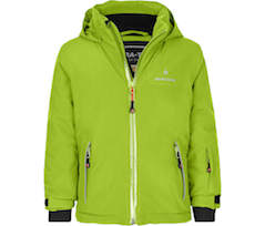 Bergson FRODO 2.0 | Kinder Skijacke und Winterjacke,  perfekt f�r kleine Wintersportler! - lime gr�n