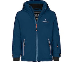 Bergson FRODO 2.0 | Kinder Skijacke und Winterjacke,  perfekt f�r kleine Wintersportler! - poseidon blau