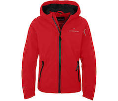 Bergson LIO THERMO | Kinder Regenjacke,  leicht wattiert, 12000 mm Wassers�ule - salsarot
