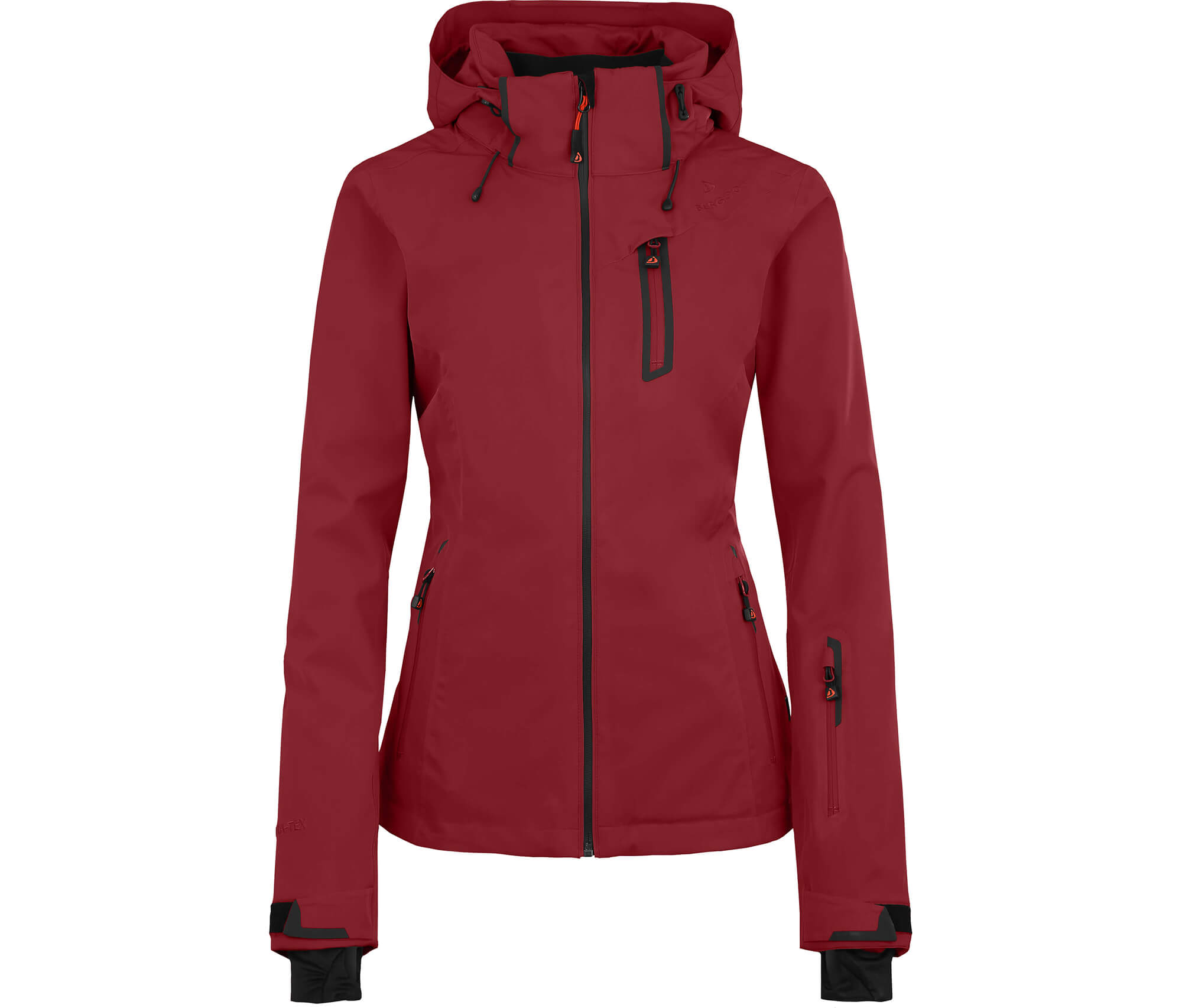 Herren Parka Jacke Skijacke schwarz orange Kapuze M L Xl 2XL 3XL 4XL 5XL