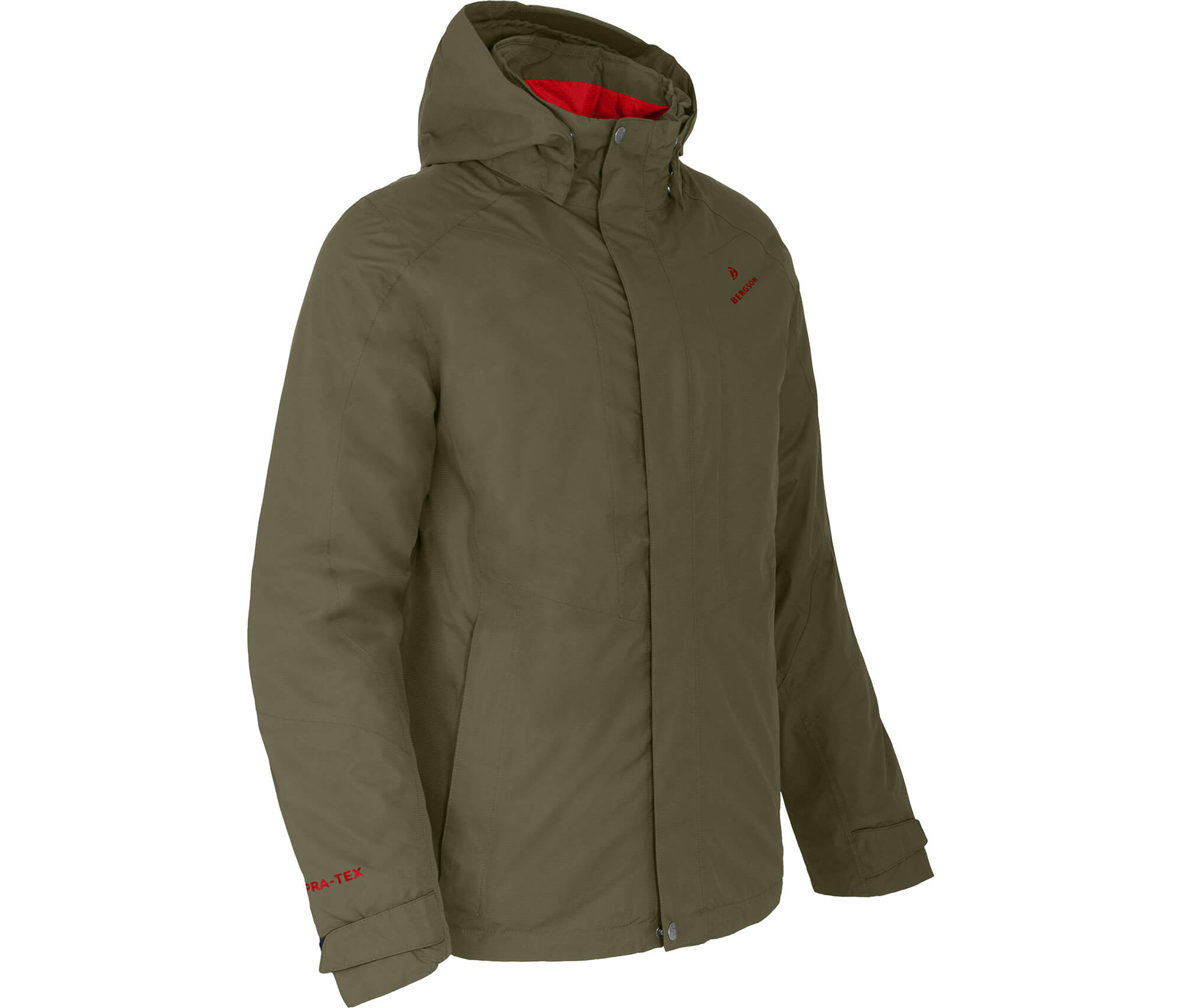 Bergson Herren Funktionsjacke BANDOS THERMO graugrün Bergson Herren Funktionsjacke BANDOS THERMO graugrün
