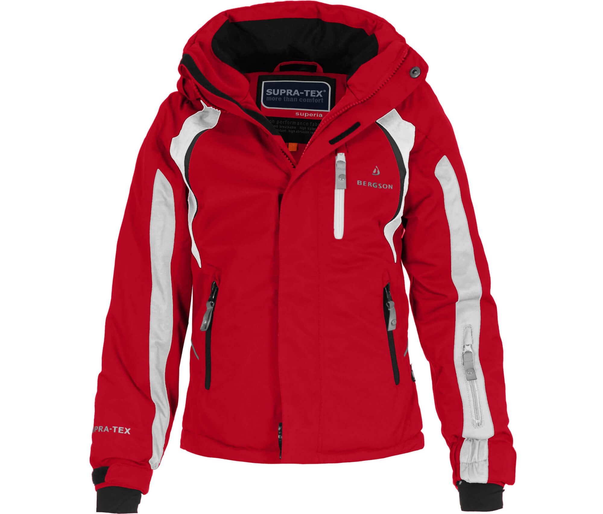 Bergson JENS Kinder Skijacke, perfekt für junge Wintersportler